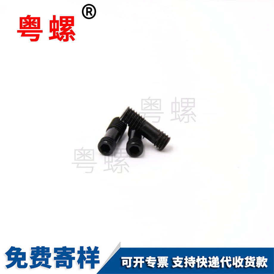 非標(biāo)不銹鋼 發(fā)黑雙頭牙螺栓 內(nèi)六角緊定無頭 光桿小螺絲 非標(biāo)不銹鋼 發(fā)黑雙頭牙螺栓 內(nèi)六角緊定無頭 光桿小螺絲