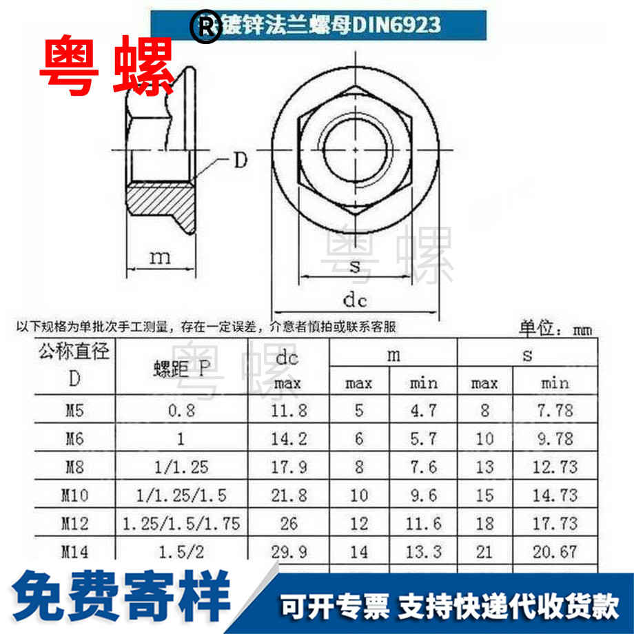 訂做鐵帶齒迪慶法蘭螺母